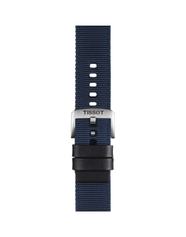 Tissot mavi kumaş kayış boynuz aralığı 22 mm 