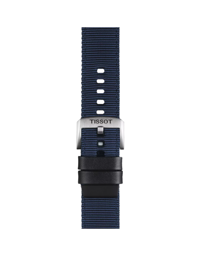 Tissot mavi kumaş kayış boynuz aralığı 22 mm 
