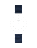 Tissot mavi kumaş kayış boynuz aralığı 22 mm 