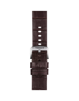 Tissot kahverengi deri kayış boynuz aralığı 22 mm 