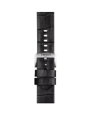 Tissot siyah deri kayış boynuz aralığı 22 mm  