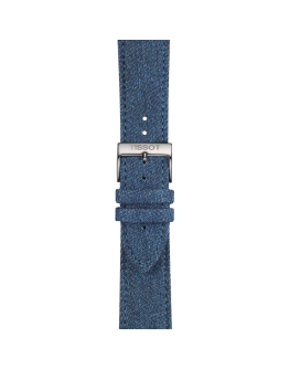 Tissot mavi tekstil kayış boynuz aralığı 22 mm 