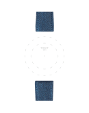 Tissot mavi tekstil kayış boynuz aralığı 22 mm 