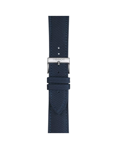Tissot mavi tekstil kayış boynuz aralığı 22 mm  