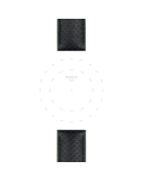 Tissot yeşil deri ve kauçuk kayış boynuz aralığı 22 mm 
