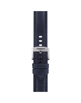 Tissot mavi deri kayış boynuz aralığı 20 mm  