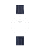 Tissot mavi deri kayış boynuz aralığı 20 mm  