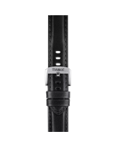 Tissot siyah deri kayış boynuz aralığı 20 mm 