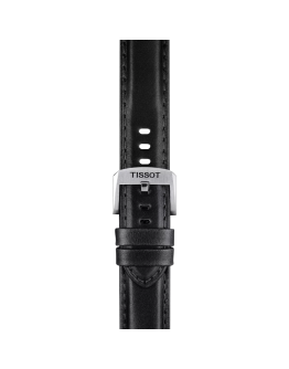 Tissot siyah deri kayış boynuz aralığı 20 mm 