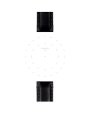 Tissot siyah deri kayış boynuz aralığı 20 mm 
