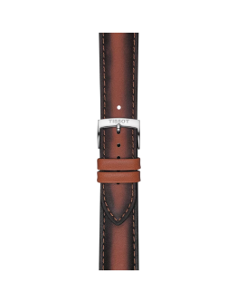 Tissot kahverengi deri kayış boynuz aralığı 20 mm 