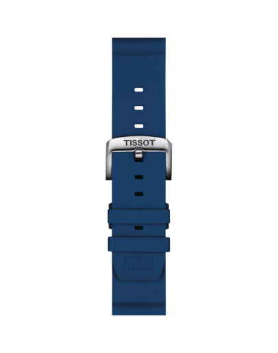 Tissot Official Blue Silicone Strap Lugs 22 mm
