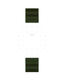 Tissot Official Khaki Silicone Strap Lugs 22 mm