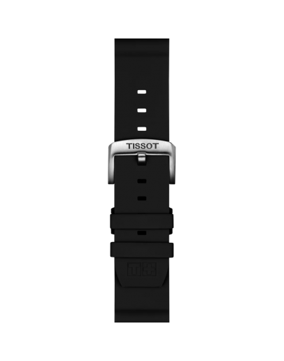 Tissot Official Black Silicone Strap Lugs 22 mm