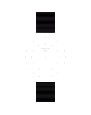 Tissot Official Black Silicone Strap Lugs 22 mm