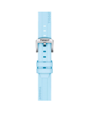 Tissot Official Blue Silicone Strap Lugs 18 mm