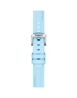 Tissot Official Blue Silicone Strap Lugs 18 mm