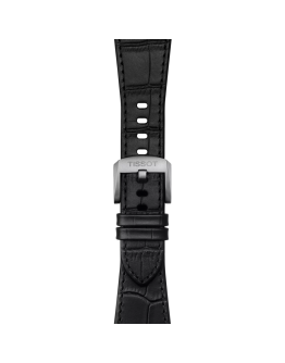 Tissot Official Black PRX 40mm Leather Strap With Steel Endpiece