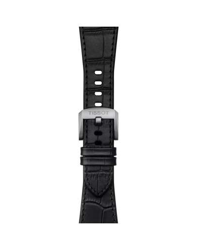 Tissot Official Black PRX 40mm Leather Strap With Steel Endpiece