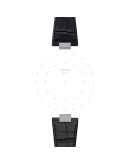 Tissot Official Black PRX 40mm Leather Strap With Steel Endpiece