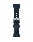 Tissot Official Dark Blue PRX 40mm Leather Strap With Steel Endpiece
