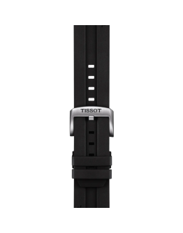 Tissot Siyah Kauçuk Kayış Boynuz Aralığı 22 mm