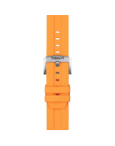 Tissot Official Orange Silicone Strap Lugs 22 mm