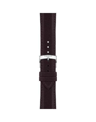 Tissot Official Brown Fabric Strap Lugs 21 mm