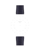 Tissot Official Anthracite Fabric Strap Lugs 21 mm