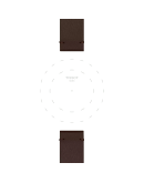 Tissot Kahverengi Sentetik Kayış Boynuz Aralığı 18 mm