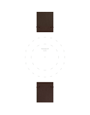 Tissot Kahverengi Sentetik Kayış Boynuz Aralığı 20 mm