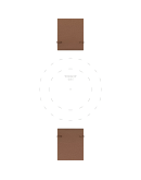 Tissot Açık Kahverengi Sentetik Kayış Boynuz Aralığı 20 mm