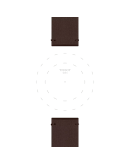 Tissot Kahverengi Sentetik Kayış Boynuz Aralığı 22 mm