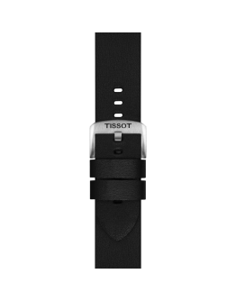 Tissot Siyah Sentetik Kayış Boynuz Aralığı 22 mm