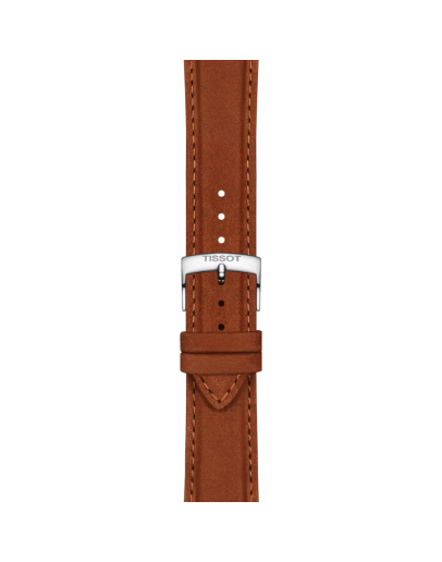 Tissot Official Camel Leather Strap Lugs 21 mm