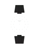 Tissot Official Black PRX 40mm Rubber Strap