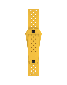 Tissot Official Yellow Sideral Rubber Strap