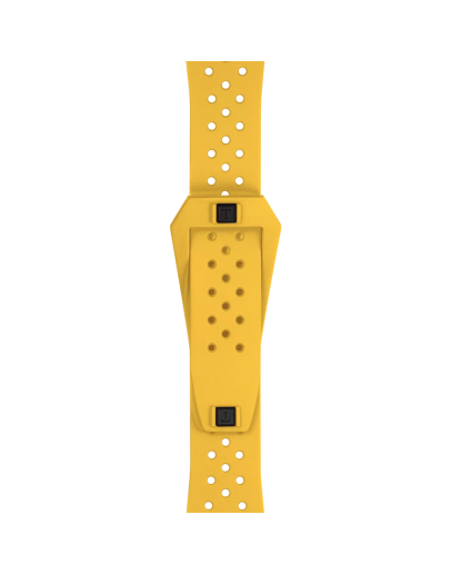 Tissot Official Yellow Sideral Rubber Strap