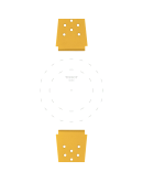 Tissot Official Yellow Sideral Rubber Strap