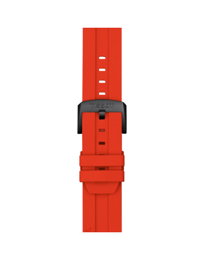 Tissot Official Red Silicone Strap Lugs 22 mm