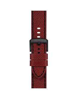 Tissot Official Burgundy Leather Strap 22 mm