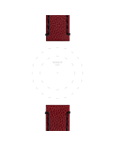 Tissot Official Burgundy Leather Strap 22 mm