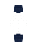 Tissot Official Blue PRX 40mm Rubber Strap