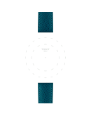 Tissot Official Turquoise Leather Strap Lugs 18 mm