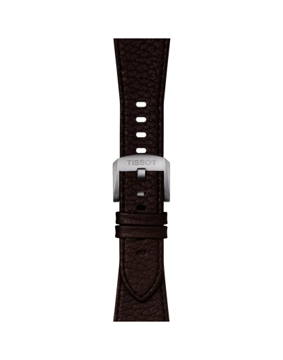 Tissot Official Brown PRX 40mm Leather Strap With Steel Endpiece