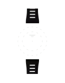 TİSSOT SİYAH SİLİKON KAYIŞ XS BOYNUZ ARALIĞI 21 MM