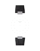 Tissot Official Black PRX 42mm leather strap