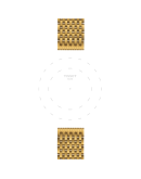 Tissot Sarı PVD Kaplamalı Paslanmaz Çelik Bilezik Boynuz Aralığı 20mm