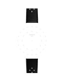 Tissot Official Black Rubber Strap 20mm