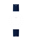Tissot Official Blue Rubber Strap 20mm